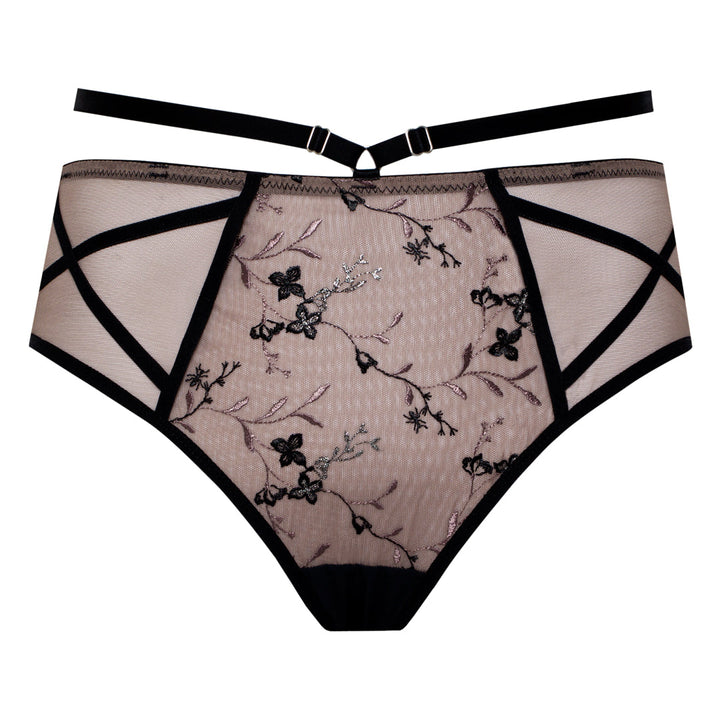 Transparent Tulle Embroidered Bikini Panty Antinea-3