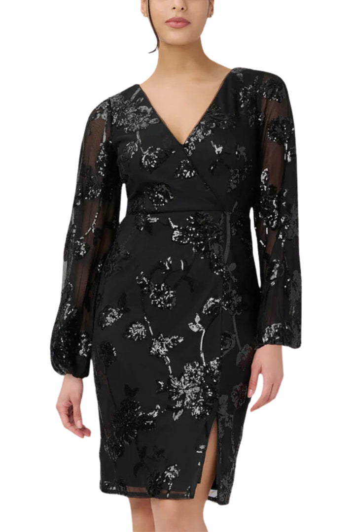 Adrianna Papell Women's Sequined Sheath Dress-3