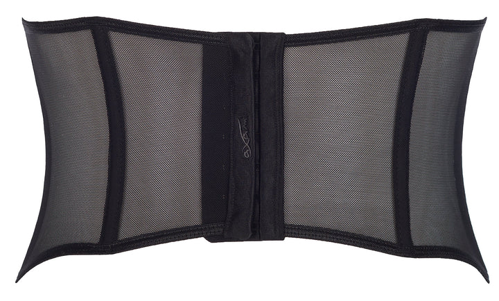 Sheer Lace-Up Waist Cincher Axami Peanut Tarte-3