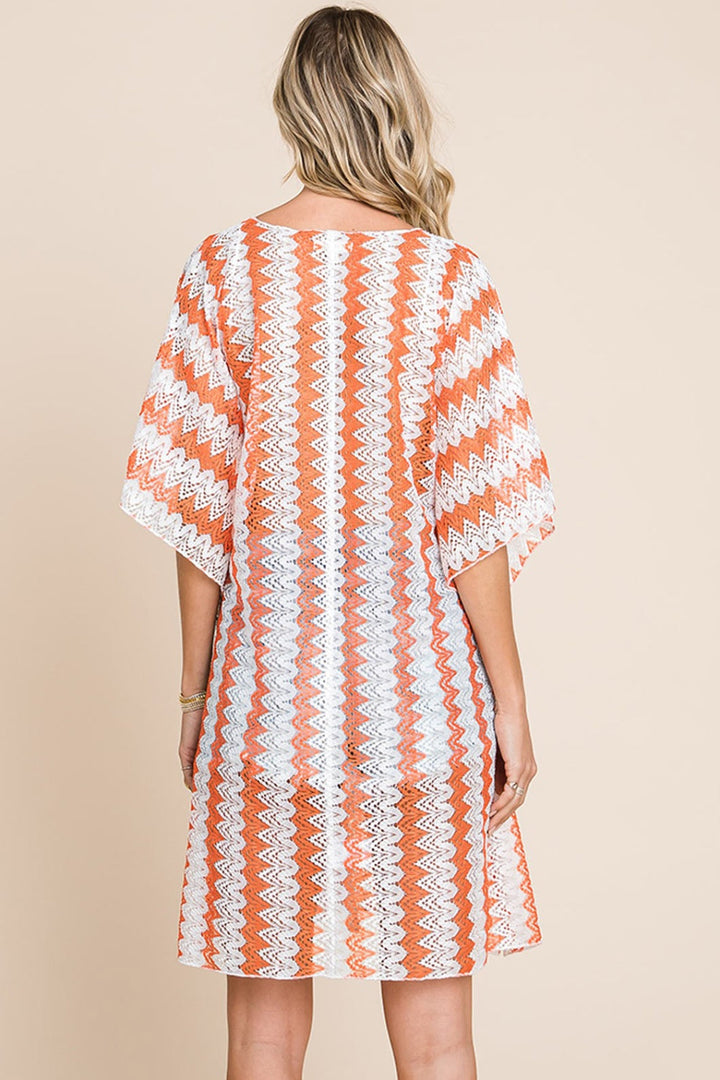 Cotton Bleu by Nu Label Multi Crochet Lace Cover Up-1
