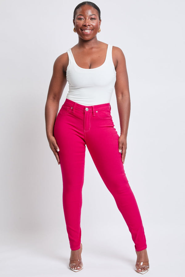 YMI Jeanswear Hyperstretch Mid-Rise Skinny Jeans-0