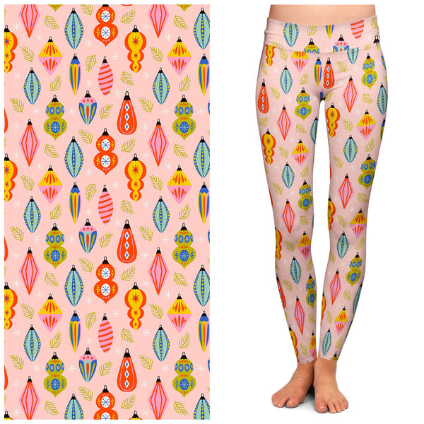 "Pinkmas" Buttery Soft Leggings by Lipstick & Chrome-0