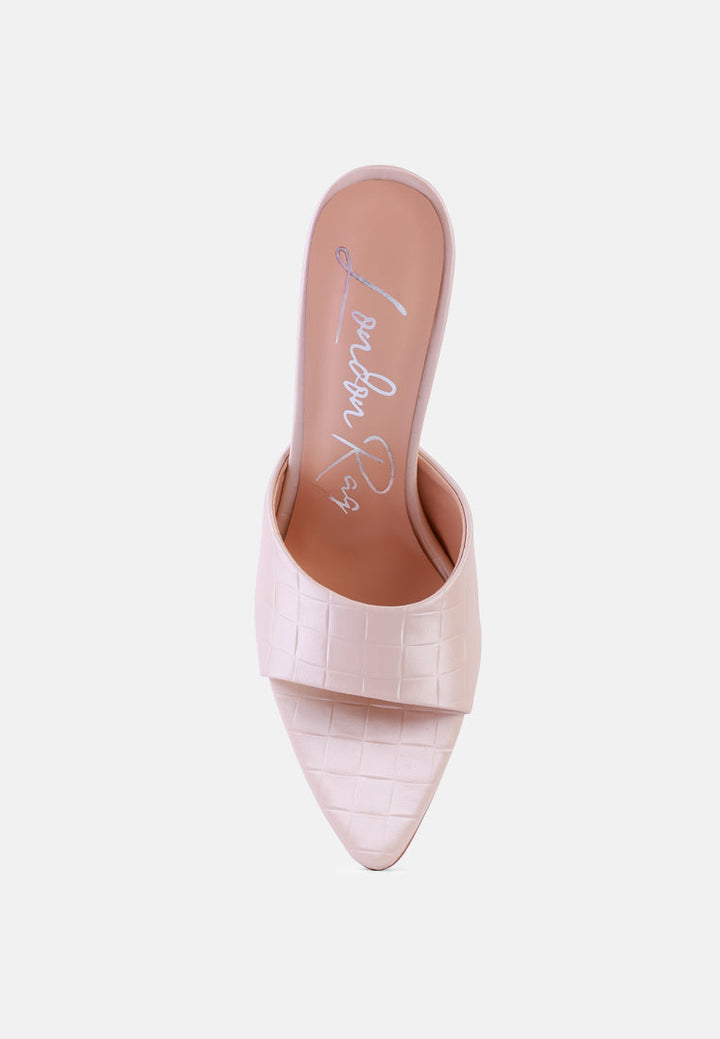 Bottoms Up Strappy Slip On Stiletto Heels-3