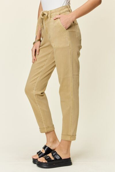 Judy Blue Full Size High Waist Jogger Jeans-3