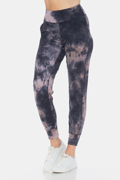 Leggings Depot Tie-Dye High Waist Cropped Leggings-3