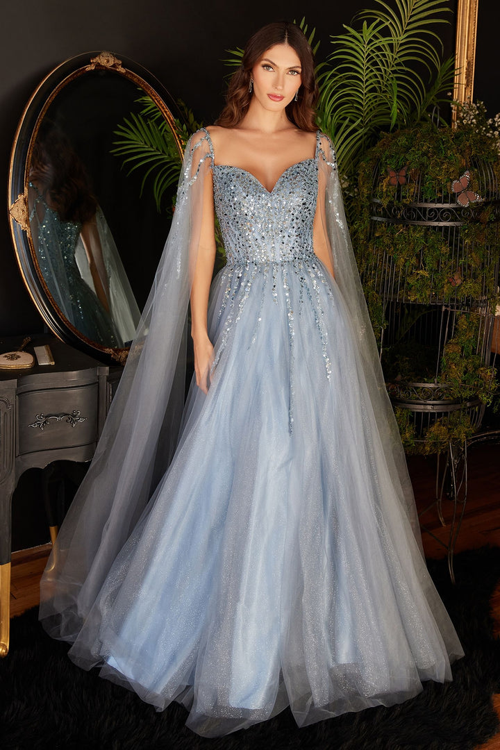 Beaded Strapless Fitted Off Shoulder Long Prom & Bridesmaid Dress CDCD0204-5
