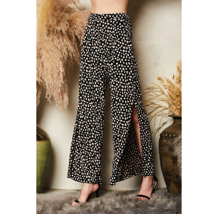 Brushed Dot Pants-0