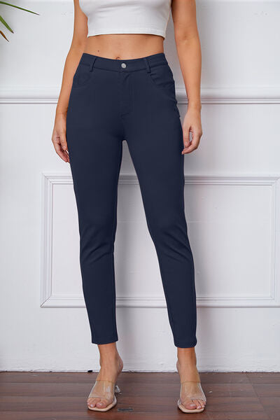 Essential Stretchy Stitch Pants-5