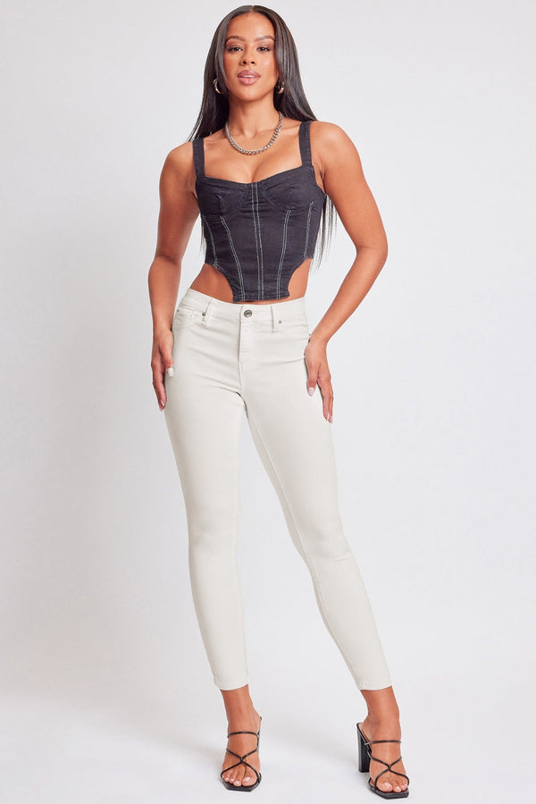 YMI Jeanswear Hyperstretch Mid-Rise Skinny Jeans-0
