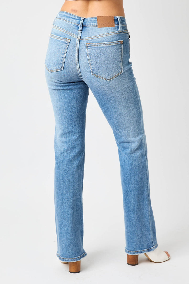 Judy Blue Full Size High Waist Straight Jeans-1