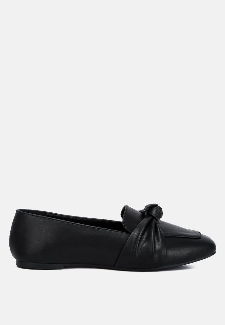 Denali Recycled Faux Leather Flat Loafers-5