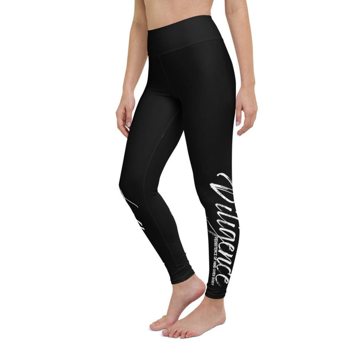 Womens High-waist Fitness Legging Yoga Pants - Diligence Script-1