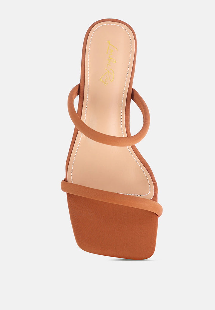Downtown Double Strap Fantasy Heel Sandals-3