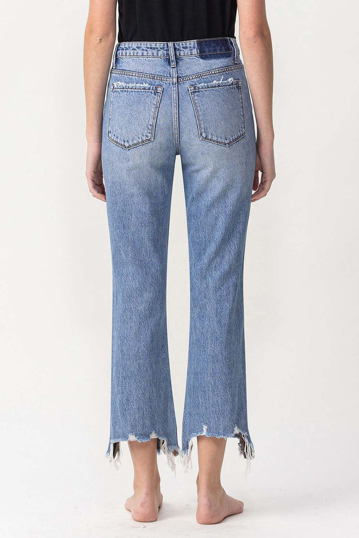 Lovervet High Rise Distressed Straight Jeans-4