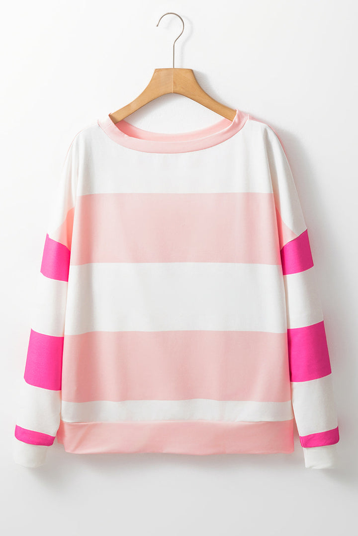Iris Striped Long Sleeve Top-1