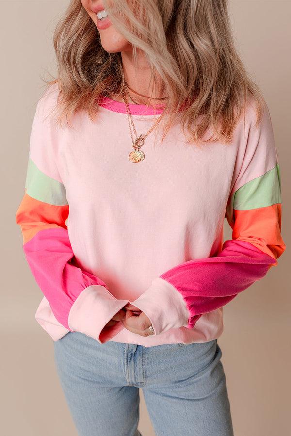 Valentina Long Sleeve Loose Top-0