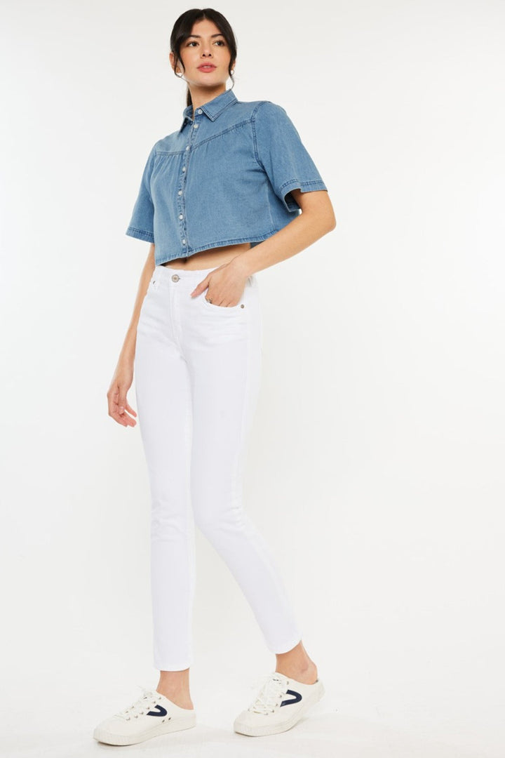 Kancan High Rise Ankle Skinny Jeans-3