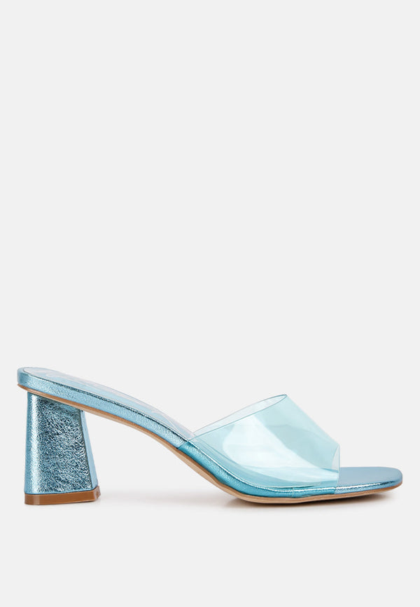 Eugnie Clear Straps Block Heel Sandals-0
