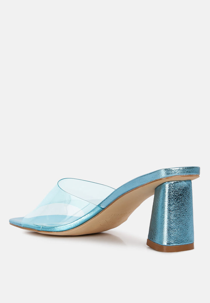 Eugnie Clear Straps Block Heel Sandals-3
