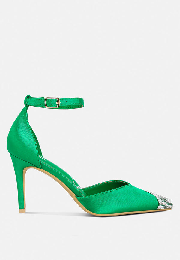 Everalda Toe Cap Embellished Sandals-5
