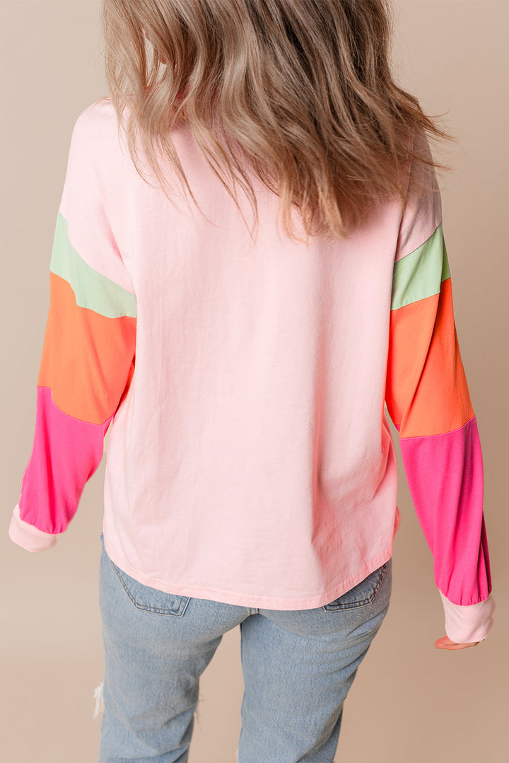 Valentina Long Sleeve Loose Top-1
