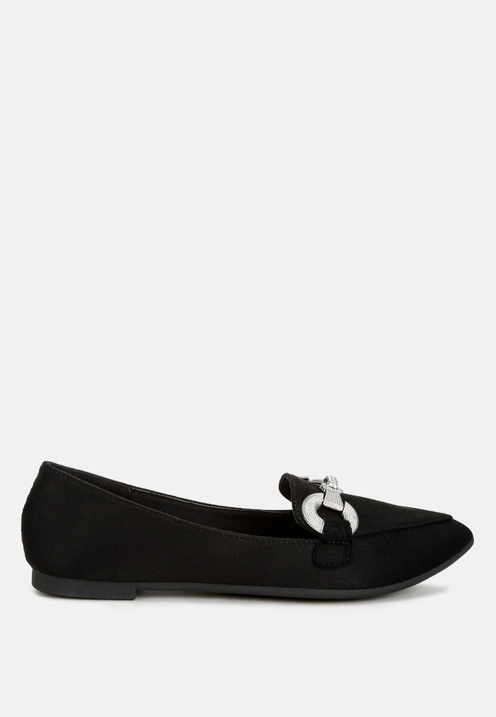 Fembot Horsebit Detail Flexible Loafers-6