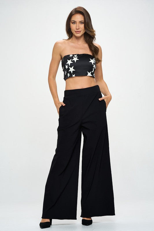 Stretch Satin Tube Top with Back Tie-4