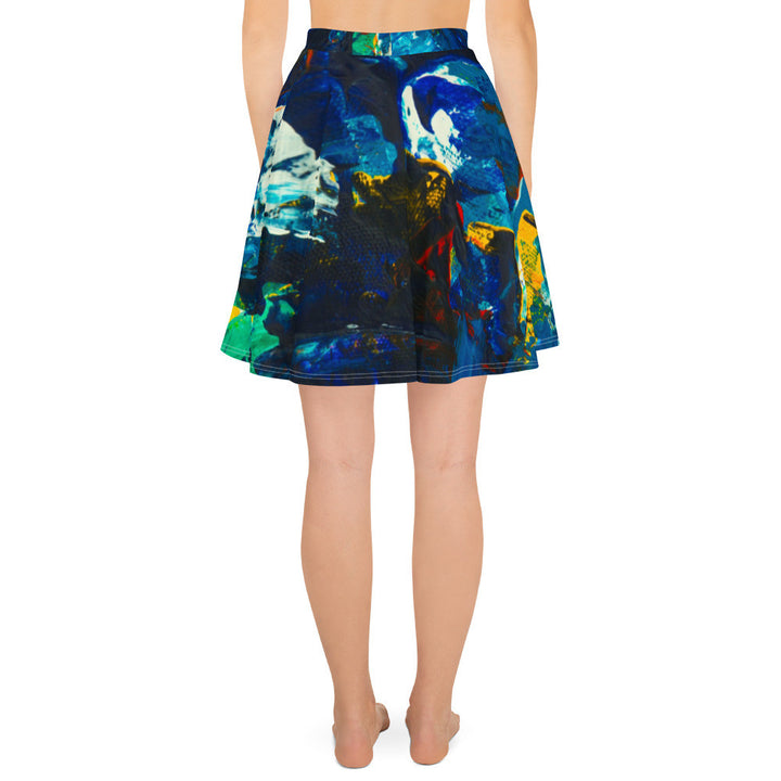 Gianneli Colours Skater Skirt-3