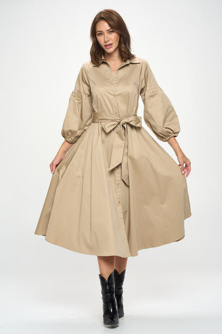 Maxi Shirt Dress-2