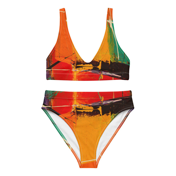 Gianneli Colours Recycled High Waisted Bikini-0