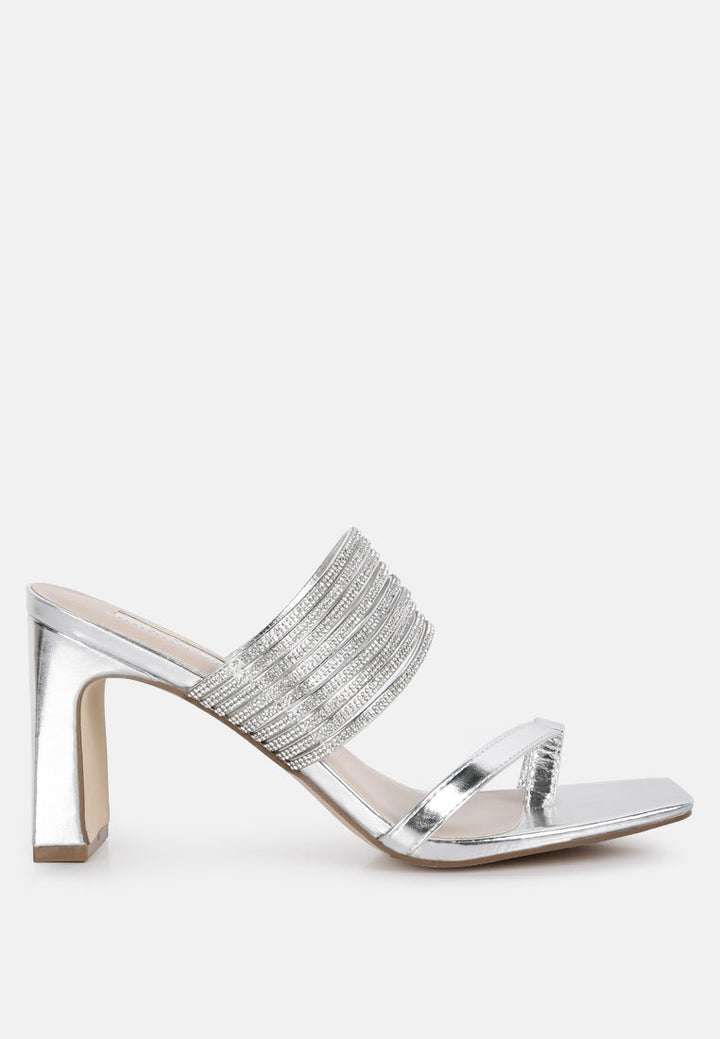 Follow Me Mid Block Heel Sandals-6