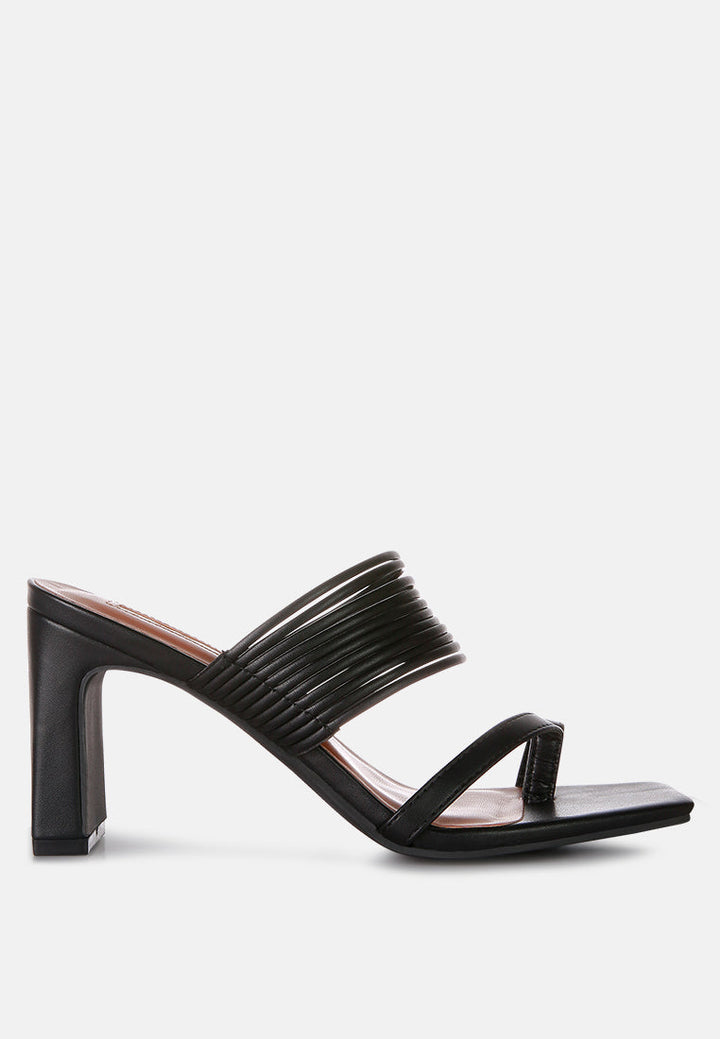 Follow Me Mid Block Heel Sandals-7