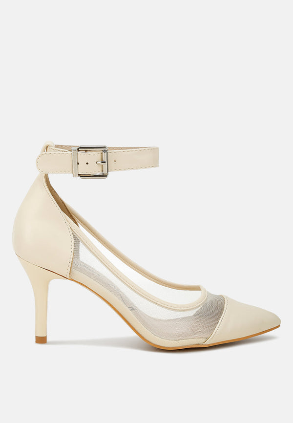 Hearst Pointy Toe Ankle Strap Pumps-5