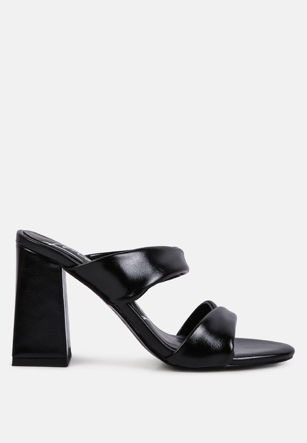 Hot Mess Puffy Block Heel Sandals-0