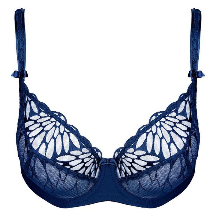 Transparent Embroidery Underwire Bra Sara-4