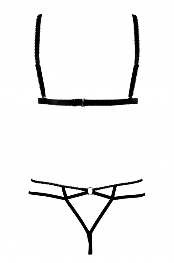 Sexy Strappy Triangle Bra & String Panty Set Anais Alcyone-3
