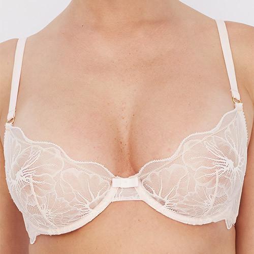 Sheer Lace Demi Cup Bra Addiction Romance-1