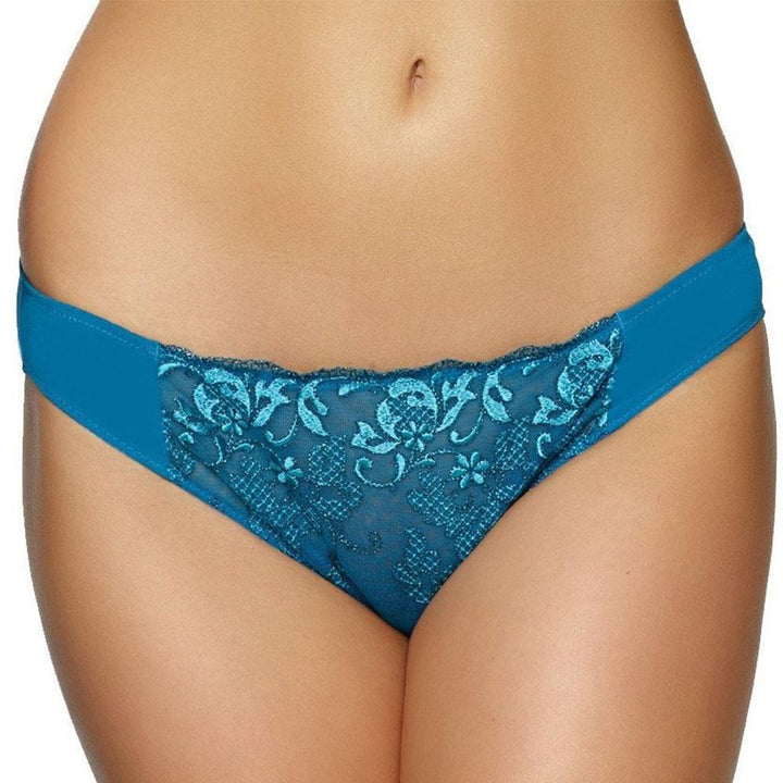 Felina Priscilla Sheer Lace Embroidery Bikini Panty-1