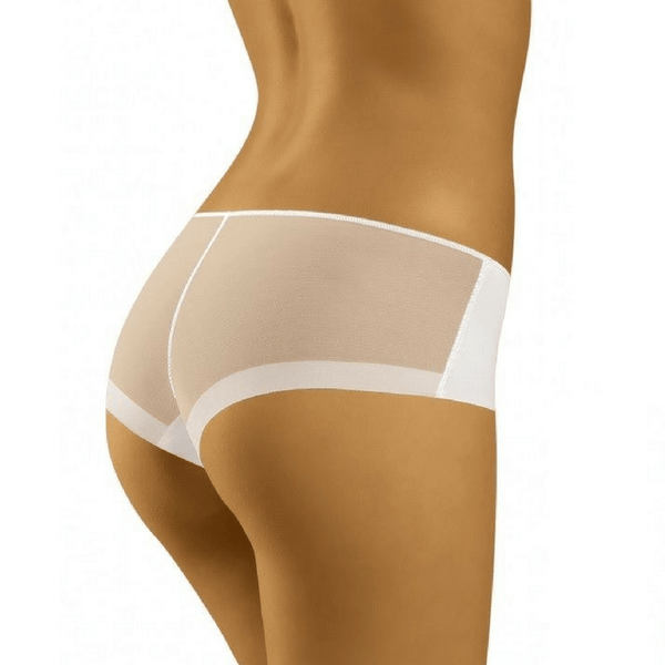 Wolbar Evita Sheer Mesh Back Boyshorts Panty-0