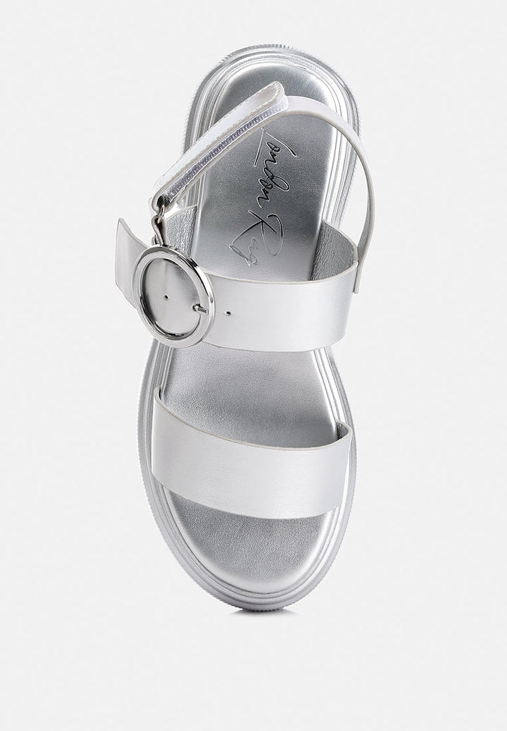 Silas Metallic Chunky Sandals-3