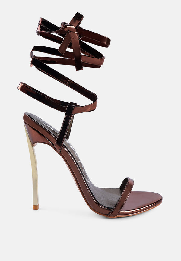 Smacker Leg Silhouette Stiletto Heels-5