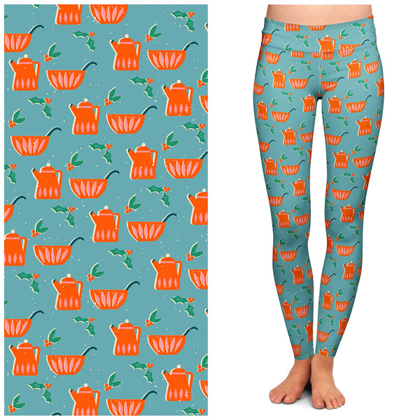 "Winter Wonderland Warmer" Buttery Soft Leggings by Lipstick & Chrome-0