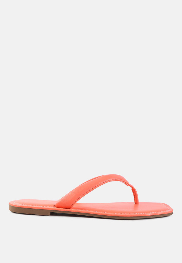 Tolpo Square Toe Thong Flats-0