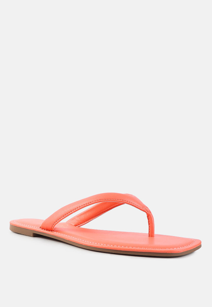 Tolpo Square Toe Thong Flats-2