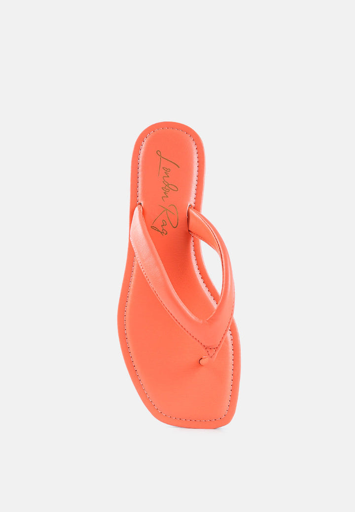 Tolpo Square Toe Thong Flats-3
