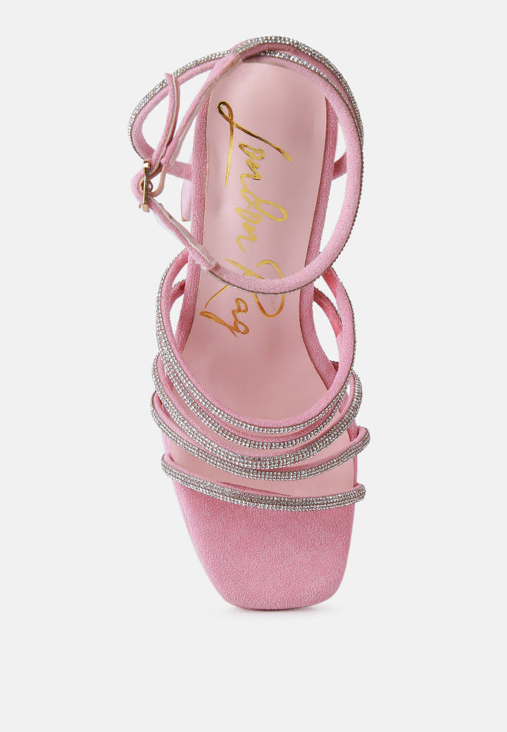 Tricks High Block Heel Sandals-3