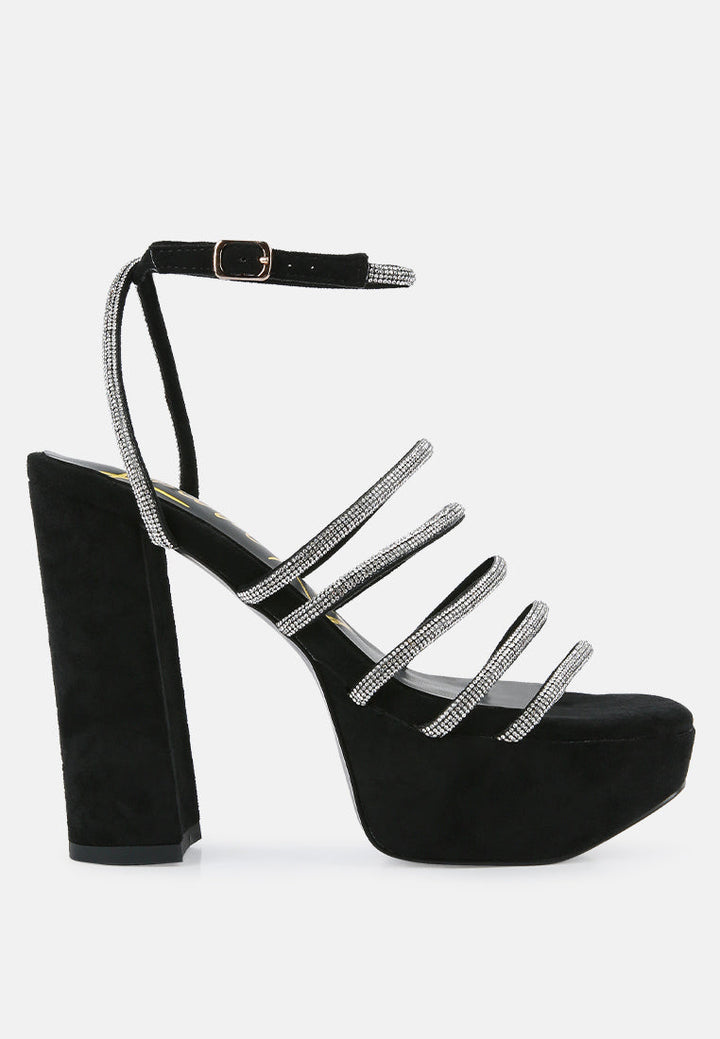 Tricks High Block Heel Sandals-6