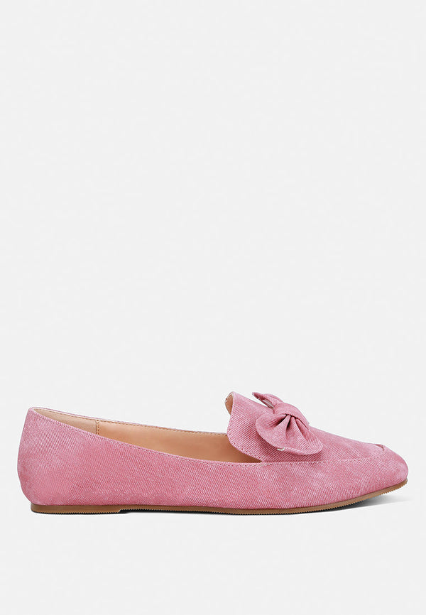 Waveney Bow Embellished Loafers-5