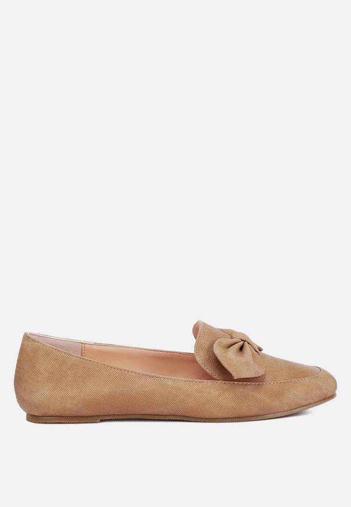 Waveney Bow Embellished Loafers-7