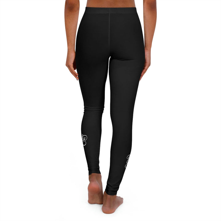 Womens Black Fitness Leggings - Bride Accessories - Wedding-2